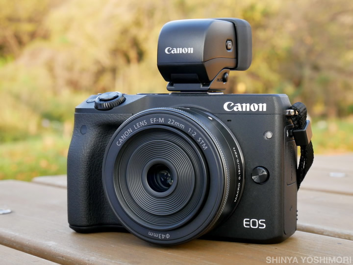 再入荷 Canon EOS M3 電子ビューファインダー（EVF）22mmレンズ付き 
