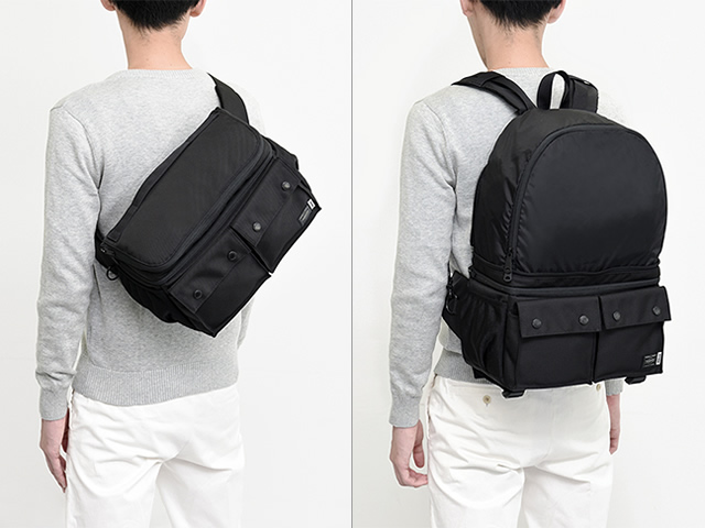 【美品】PORTER 2way リュック　ショルダーバッグ　カメラバッグ