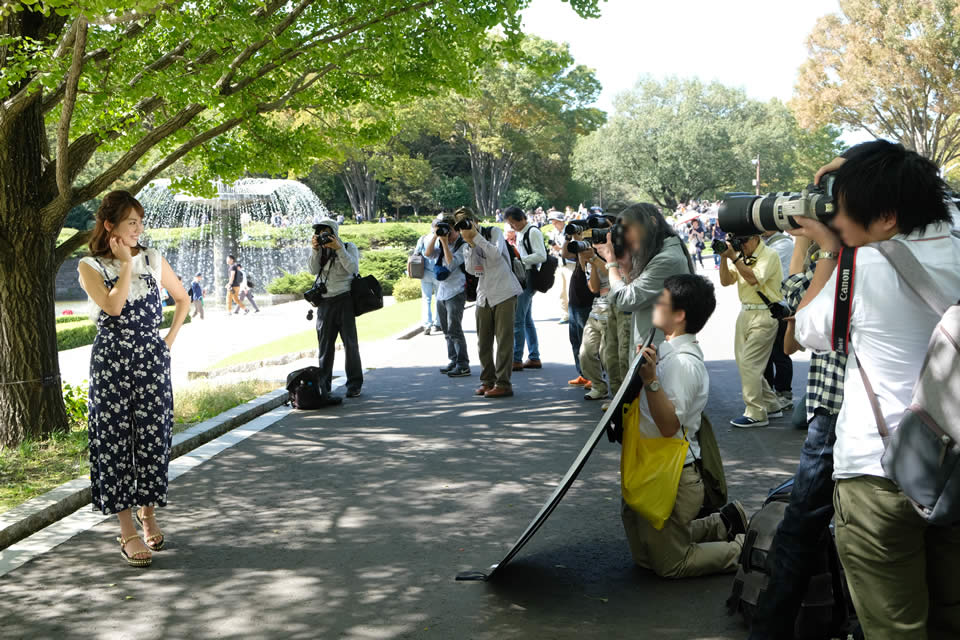 ヨドバシカメラ昭和記念公園モデル撮影会