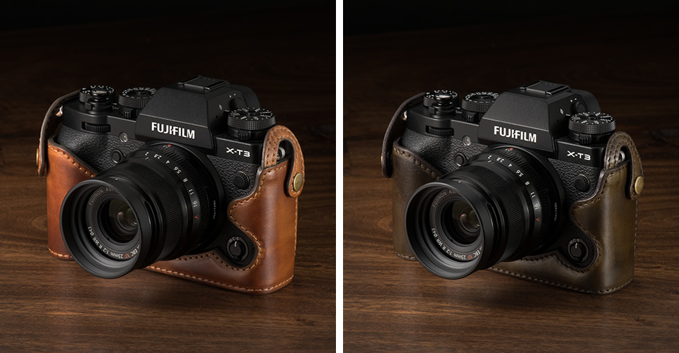 KAZA FUJIFILM X-T3専用ハーフレザーケース