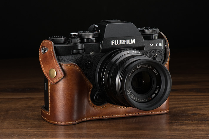 KAZA FUJIFILM X-T3専用ハーフレザーケース