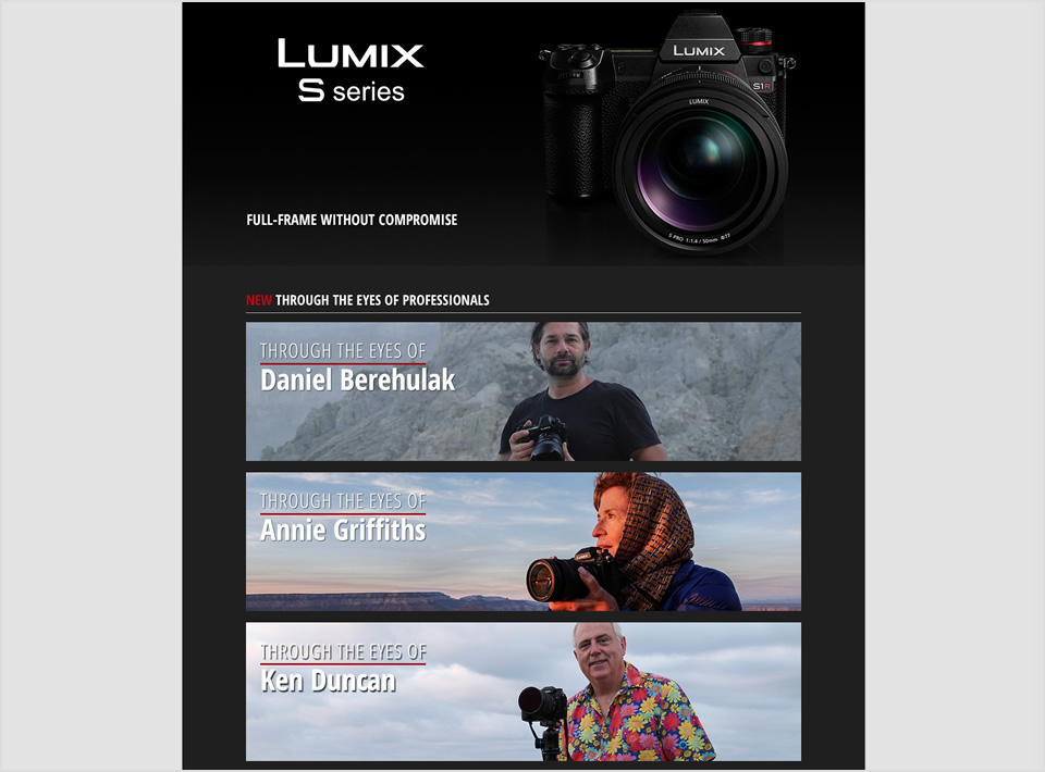 LUMIX Sシリーズ海外スペシャルサイト