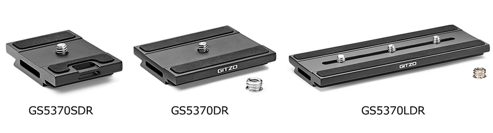 安いそれに目立つ GITZO ビデオ雲台 クイックリリース プレートDラバー付き GS5370DR