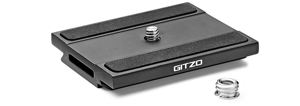 GITZO クイックリリースプレートDラバー付き GS5370DR
