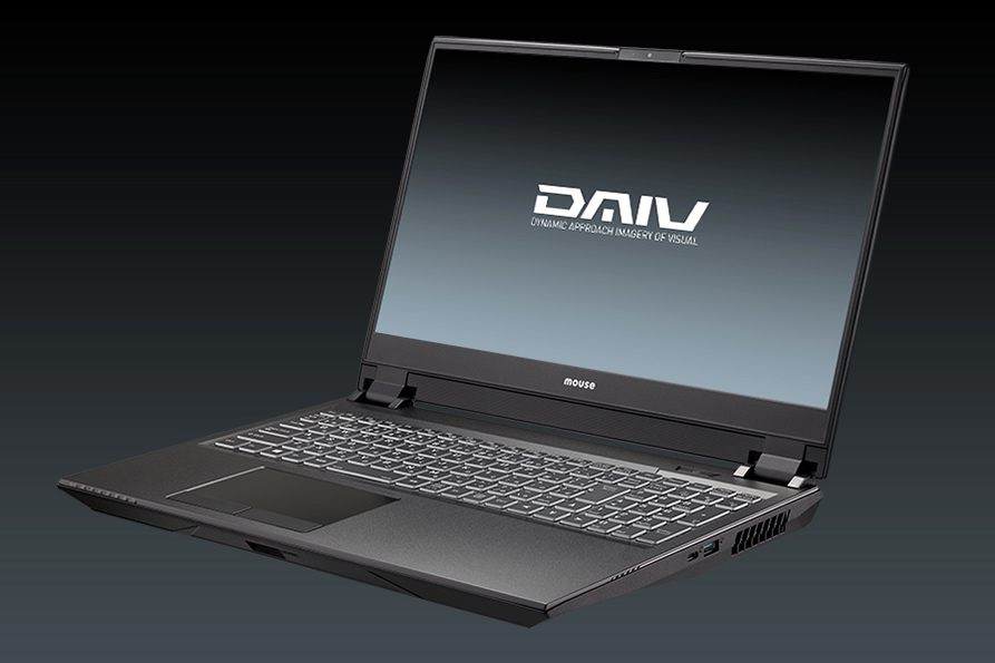 4K動画も3Dも余裕！高速ハイパワーのプロ仕様ノートPC「DAIV-NG5800 ...