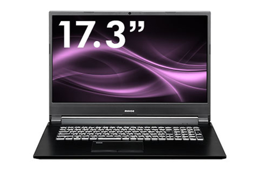 大画面の高速・高性能ノートPCで写真も動画も大きく快適に！ mouse m