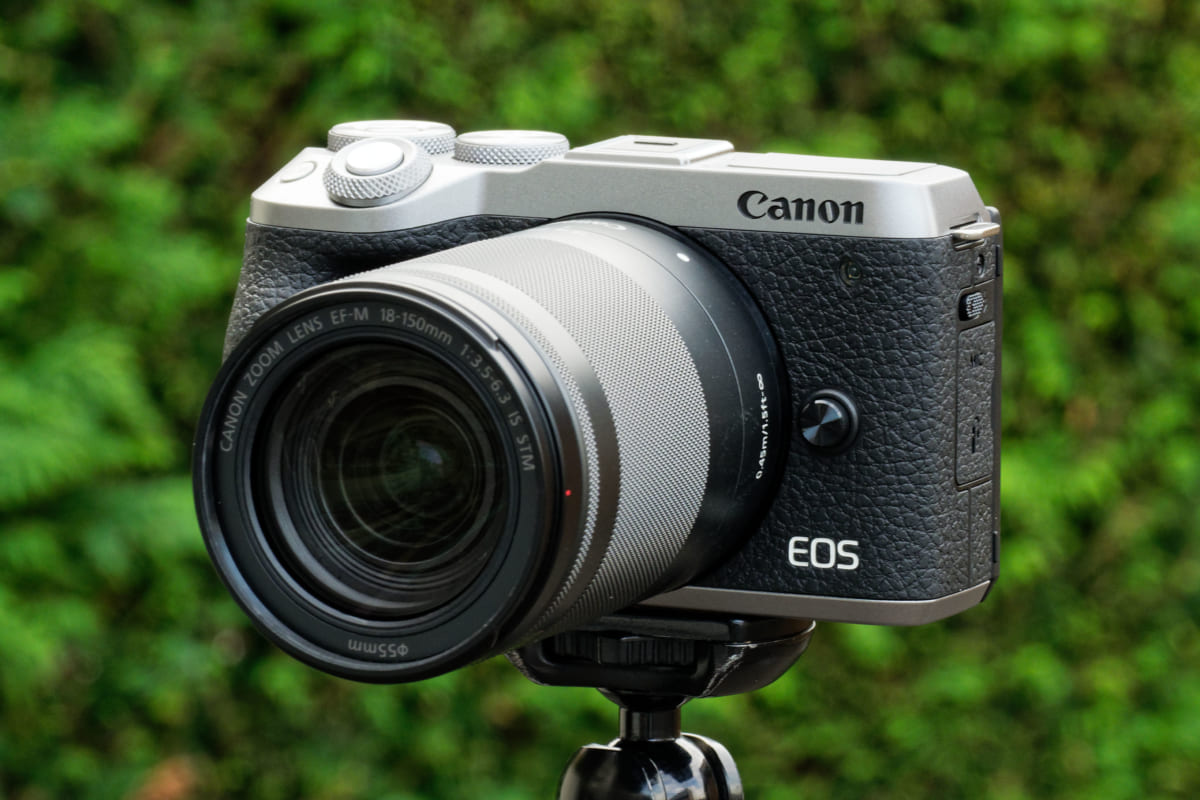 Canon ミラーレス一眼カメラ EOSM6 Mark II ダブルズームキット - カメラ