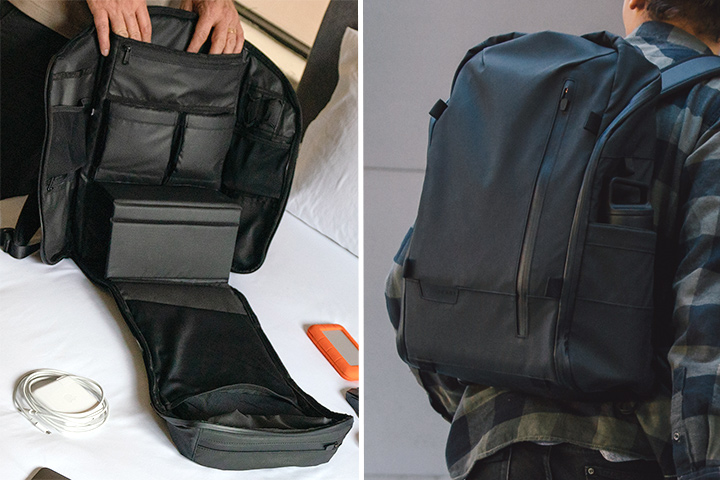 まさかここまで開くとは…。ファスナーで全開できるバックパック まさかここまで開くとは…。ファスナーで全開できるバックパック