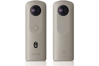 室内撮影向け機能を搭載した360°カメラのビジネスモデル「RICOH THETA