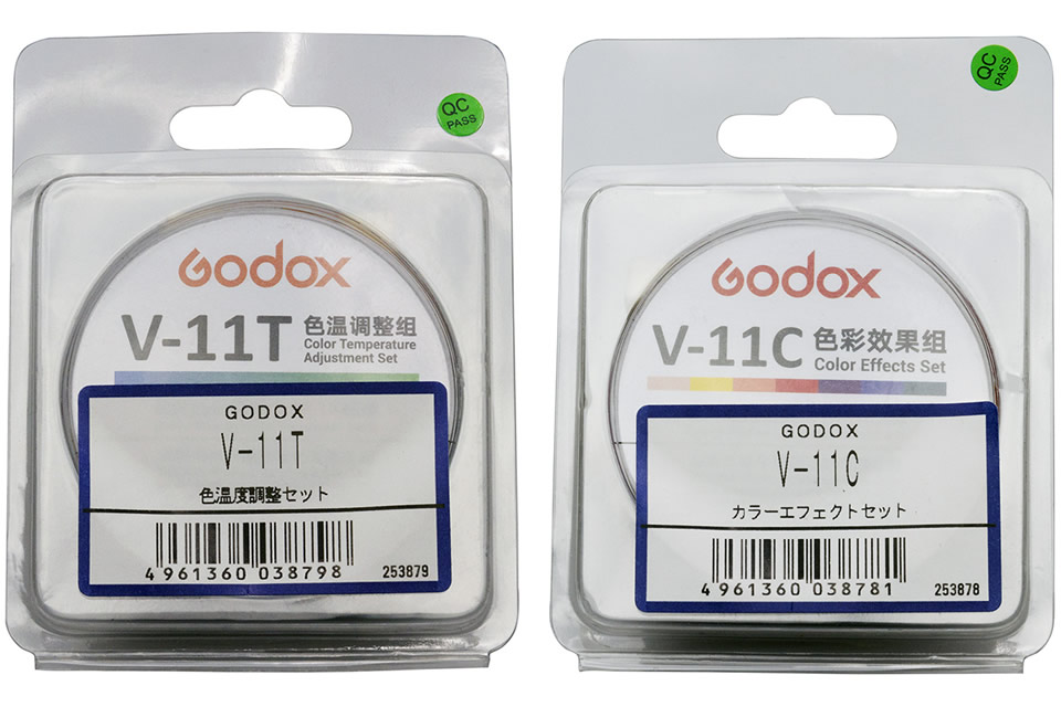 GODOX V-11T色温度調整セット＆ V-11Cカラーエフェクトセット