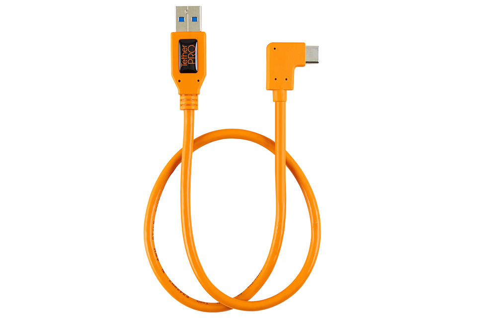 TetherPro ライト アングル アダプター USB 3.0 to USB-C