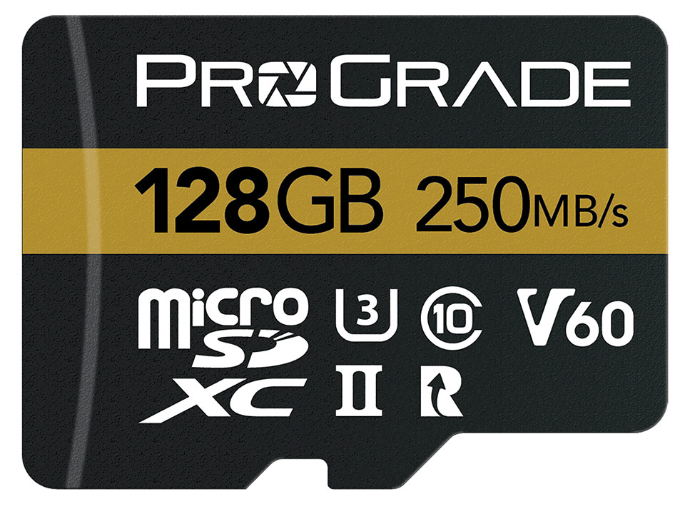 ProGrade Digital microSDXC UHS-II V60 250R
