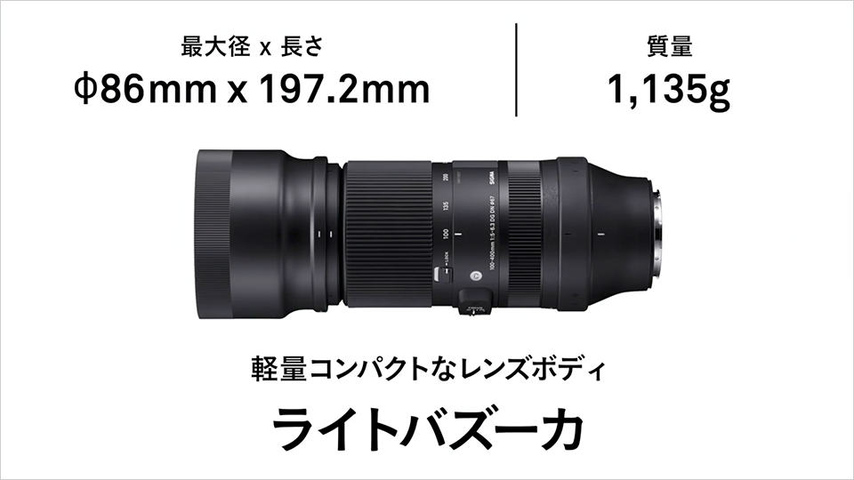 SIGMA 100-400mm F5-6.3 DG DN OS | Contemporary