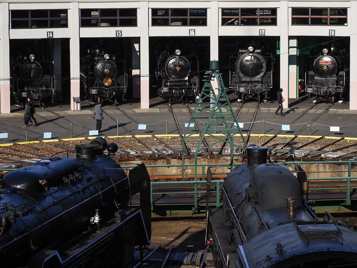 京都鉄道博物館の梅小路蒸気機関車庫