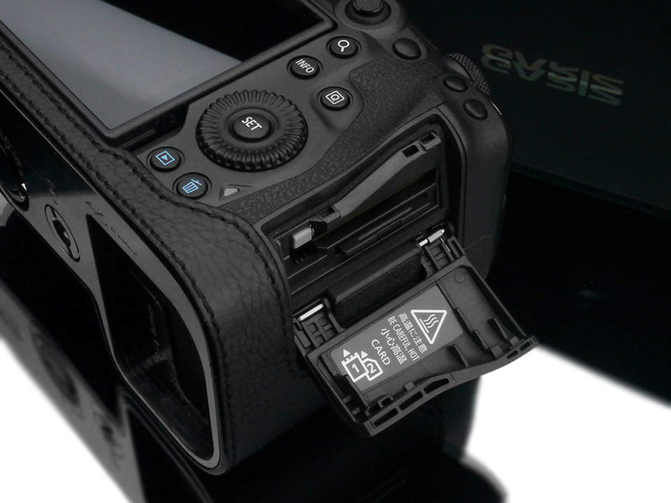 GARIZ Canon EOS R5/R6 兼用 本革カメラケース