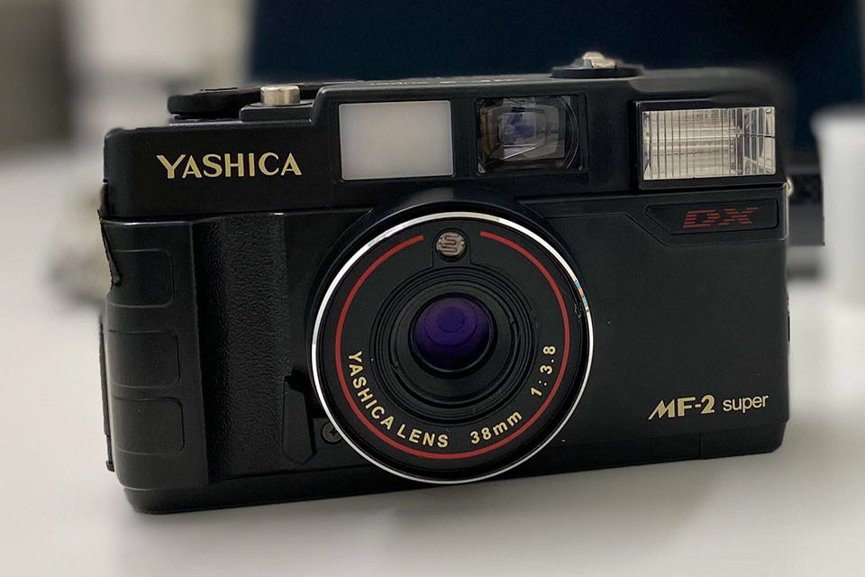 説明書付きヤシカ　mf-2 super フィルムカメラ