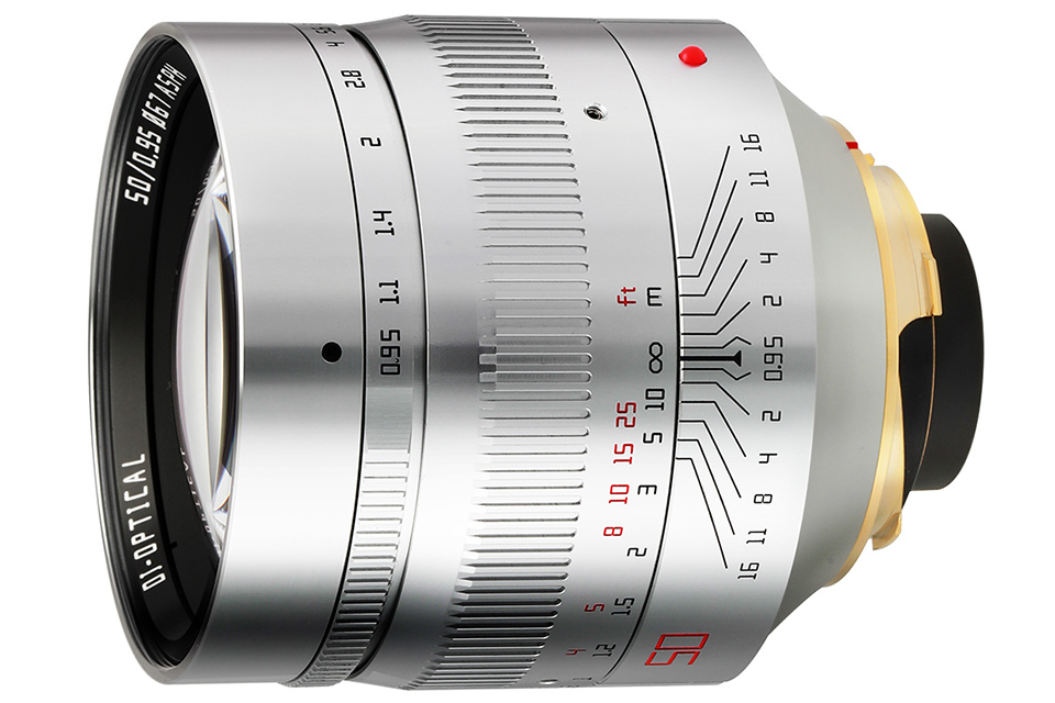 開放F0.95の超大口径レンズ「TTArtisan 50mm f/0.95 ASPH」ステンレス