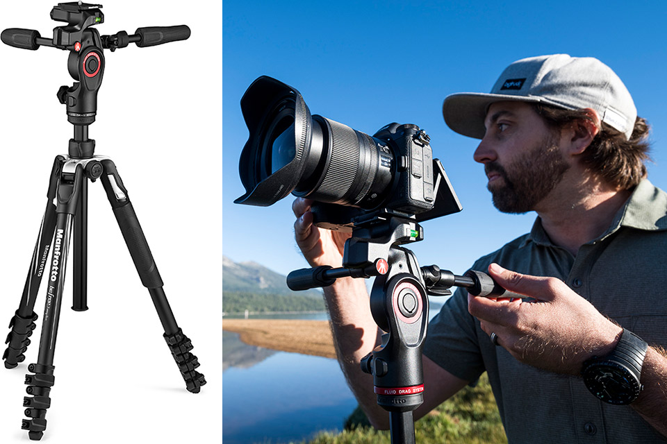 在庫即納 Manfrotto トラベル三脚 befree 3ウェイライブ アドバンス