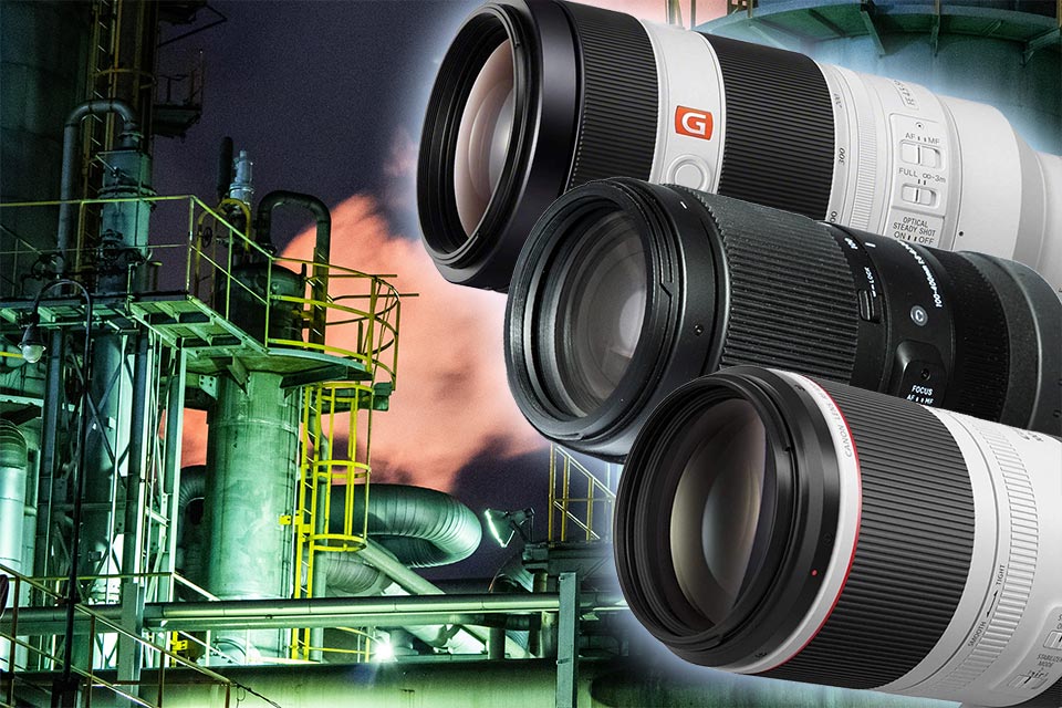 工場夜景でチェック！ 注目の100-400mmクラス超望遠ズーム撮り比べ