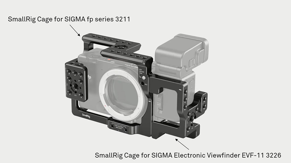 SmallRig Sigma シグマ fp,fpl 専用ケージ - カメラ