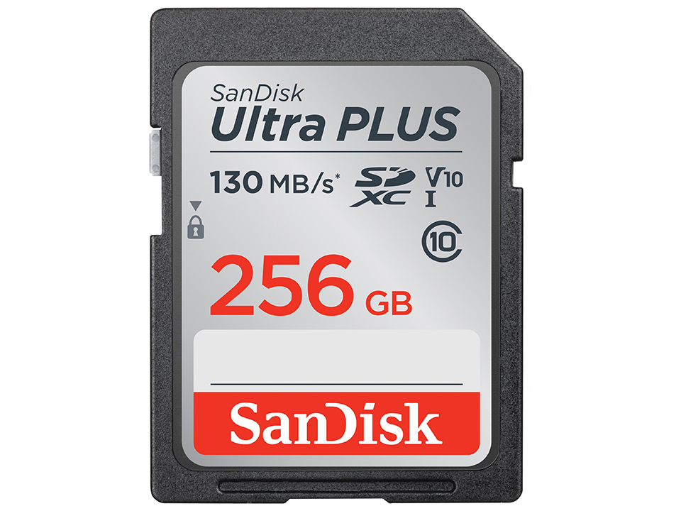 サンディスク ウルトラ プラス SDHC/SDXCカード 256GB