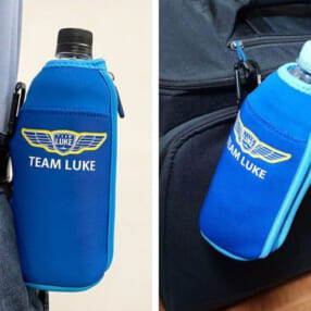 レンズも収納できる！ 出し入れしやすいボトルケース「TEAM LUKE ペットボトルホルダー」