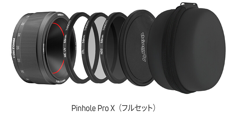 thingyfy pinhole pro セット ピンホールレンズ - レンズ(単焦点)