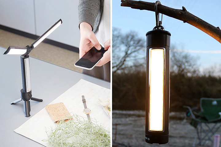 ワイドでもスリムでも、変形できるLEDライト「Coleman LEDマルチライト