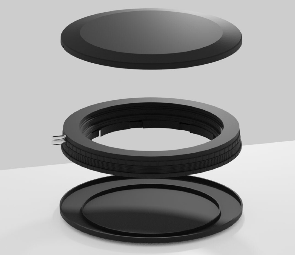 Magnetic Aluminum Filter Cap for REVORING Vari ND3-ND1000 CPL