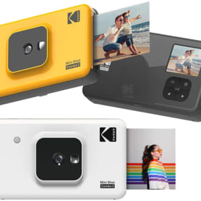 撮影もできるカメラ機能付きのスマホ用フォトプリンター「KODAK インスタントカメラプリンター Mini Shot Combo 2」
