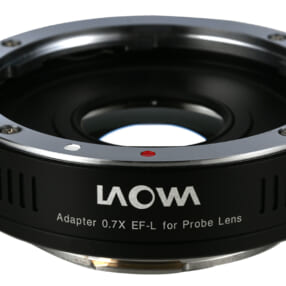 “虫の目レンズ”をAPS-Cカメラで使いやすくするレデューサー「LAOWA 0.7x Focal Reducer for 24mm Probe Lens」