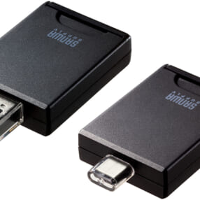 PCに直挿しできるUSB Type-AとType-C対応の高速SDカードリーダー「ADR-3SD4BK」「ADR-3TCSD4BK」