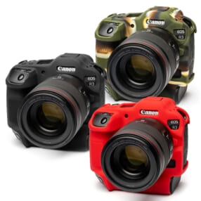 EOS R3のボディにフィットするシリコン製カメラカバー「イージーカバー」Canon EOS R3用