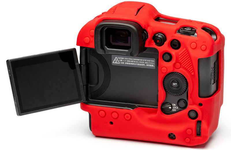 EOS R3のボディにフィットするシリコン製カメラカバー「イージーカバー
