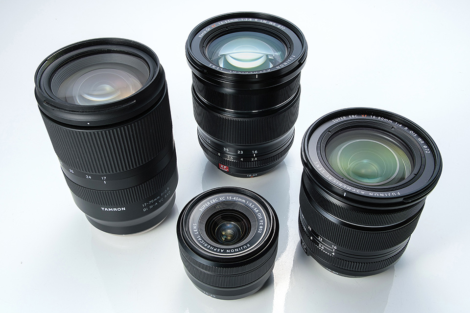 富士フイルム XF16-55mmF2.8、XF16-80mmF4、XC15-45mmF3.5-5.6 実写チェック