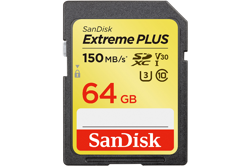 サンディスク エクストリーム プラス SDXC UHS-I カード 64GB