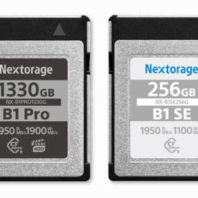 Nextorageが世界最速のCFexpress Type Bメモリーカードを発表