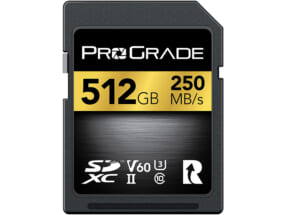 プログレードデジタル SDXC UHS-II V60 250R GOLD 512GB