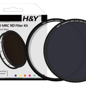ワンタッチで着脱できる便利なNDフィルターシリーズ「H＆Y Magnetic MRC Slim ND フィルター Kit」