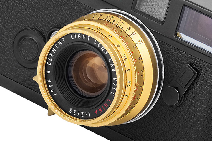 復刻された伝説の8枚玉に限定200本のゴールドモデルが登場「LIGHT LENS