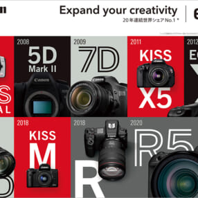 キヤノンが20年連続でレンズ交換式デジタルカメラの世界シェア1位に