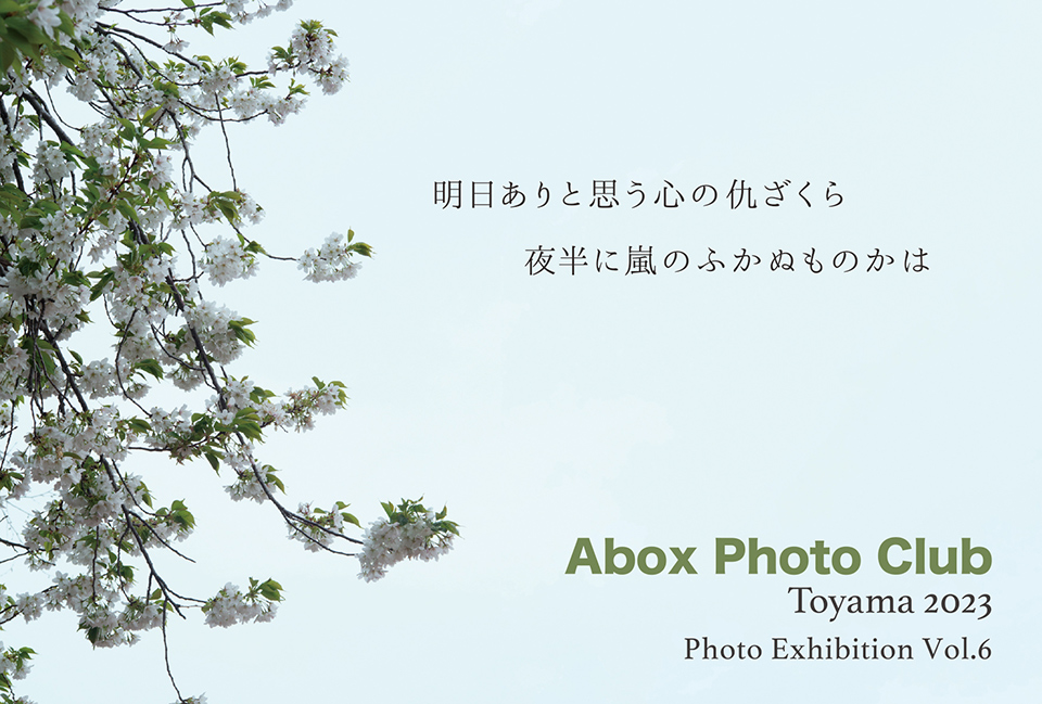 Abox Photo Club Toyama 2023 写真展 Vol.6