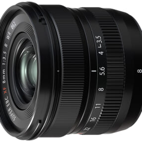 XFレンズ最広角の単焦点が登場！ 小型軽量の超広角レンズ「XF8mmF3.5 R WR」
