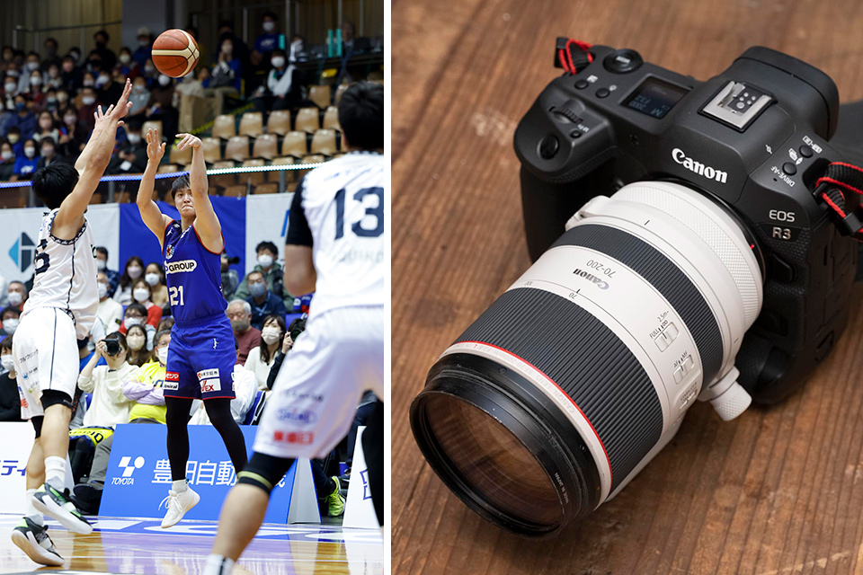 高速連写＆超望遠⭐Canon EOS 60Ⅾ⭐運動会 スポーツ撮影⭐美品 小型軽量の「キヤノン RF70-200mm F2.8 L IS USM」でプロバスケット