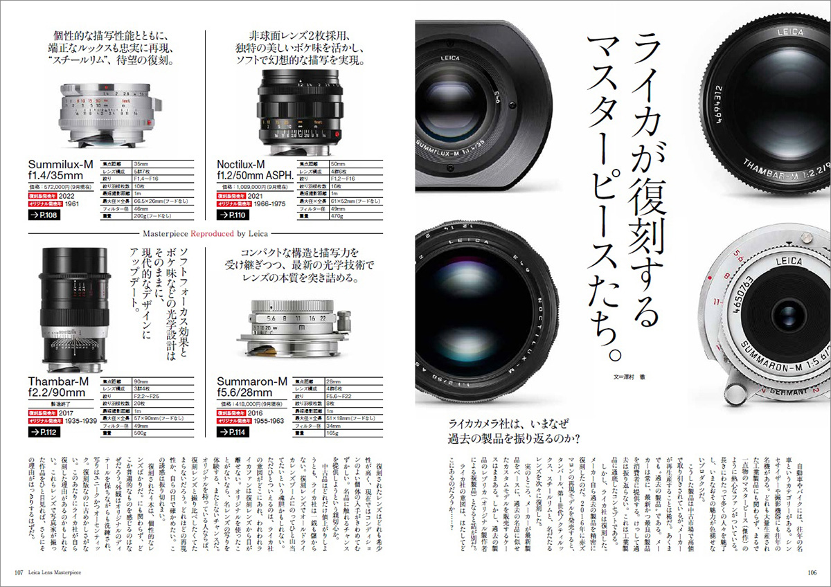 Leica Lens Masterpiece
