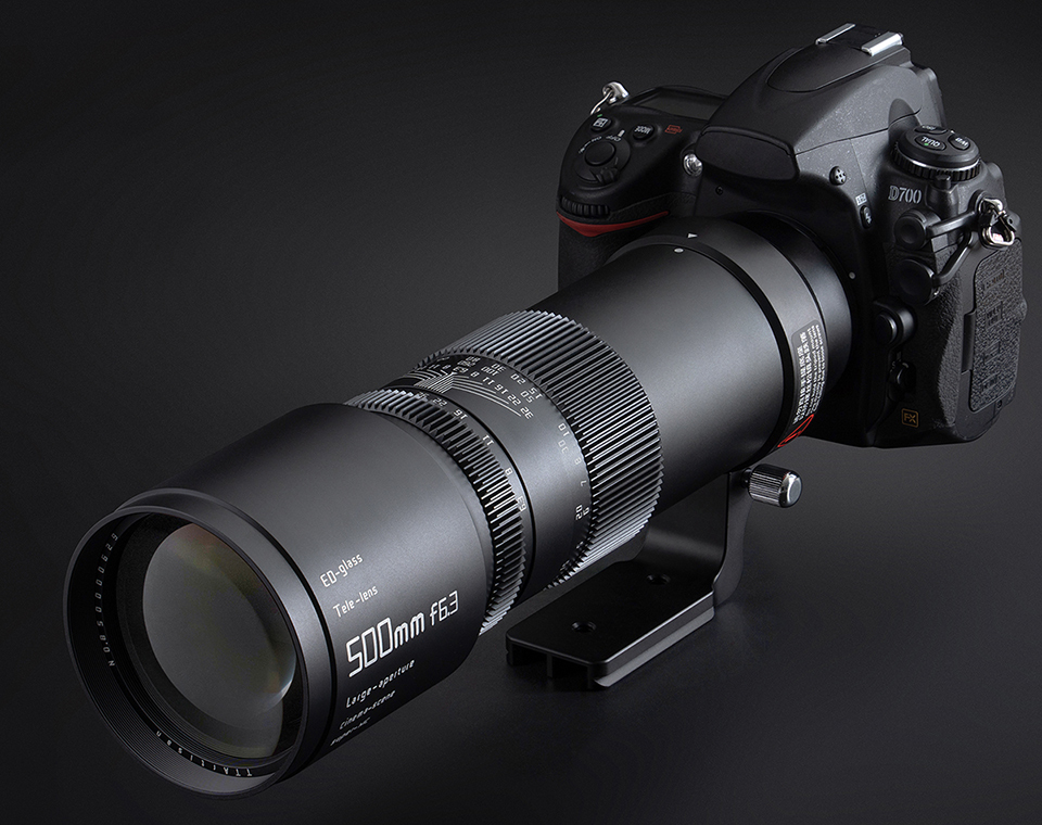 500mm / F6.3 望遠レンズ Canon EFマウント一眼レフカメラ用 OEM