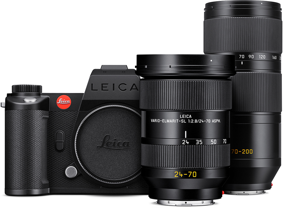 ライカSL3-S ＋ バリオ・エルマリートSL f2.8/24-70mm ASPH. ＋ バリオ・エルマリートSL f2.8/70-200mm ASPH. セット