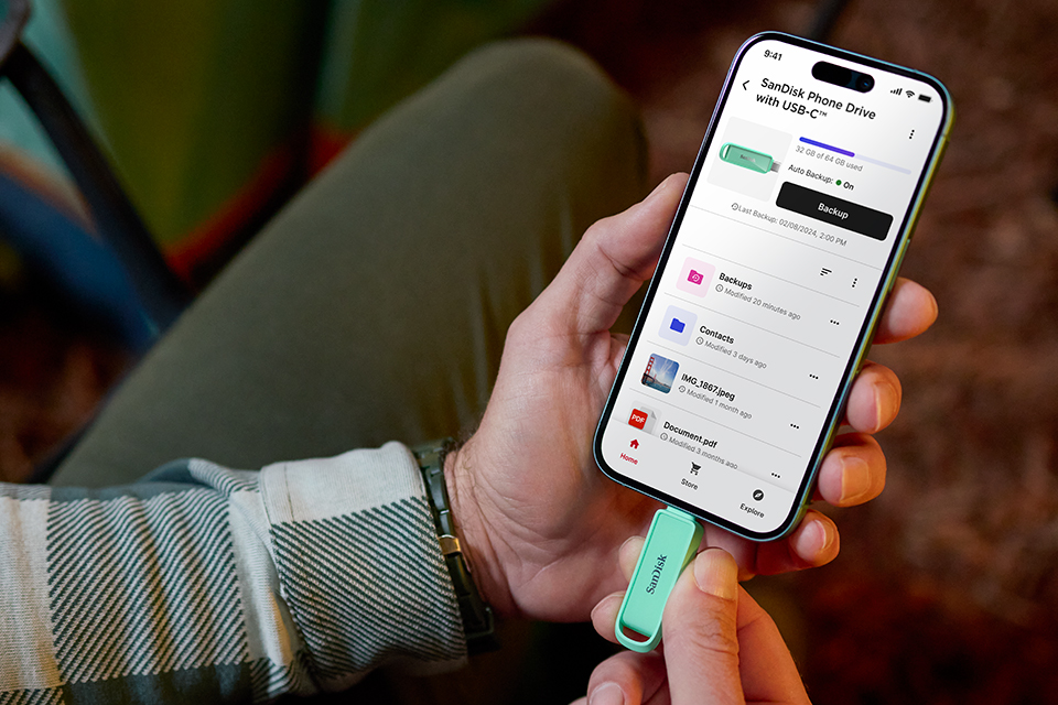 SanDisk Phone Drive with USB-C