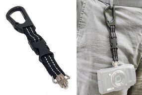 カラビナストラップ II (ブラック）ネジタイプ