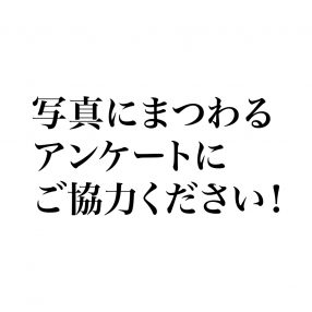 写真にまつわるアンケート